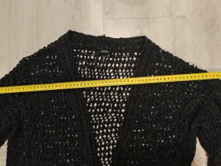 Gilet traforato nero