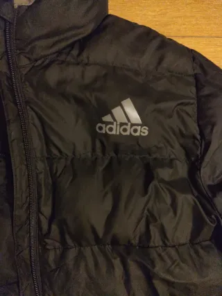 Cazadora plumífero Adidas negra 13-14 años