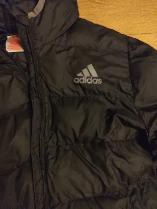 Cazadora plumífero Adidas negra 13-14 años