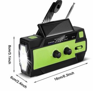 Radio de emergencia solar multifunción