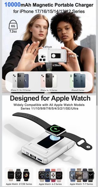 Powerbank Magsafe 10000mAh Beteriaexternamagnetico