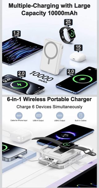 Powerbank Magsafe 10000mAh Beteriaexternamagnetico