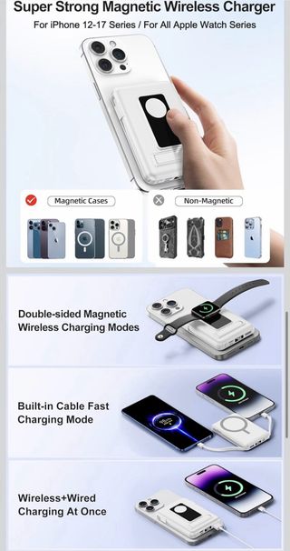 Powerbank Magsafe 10000mAh Beteriaexternamagnetico