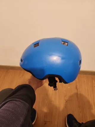 Casco azul para niño - skate, bici, patines
