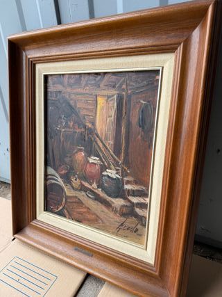 Lote 4 Óleos Pintura Española S.XX