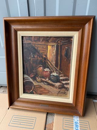 Lote 4 Óleos Pintura Española S.XX