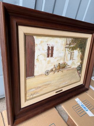 Lote 4 Óleos Pintura Española S.XX