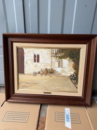 Lote 4 Óleos Pintura Española S.XX