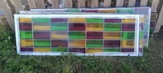 Láminas de cristales de colores