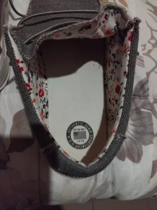 Scarpe tela grigie n. 39