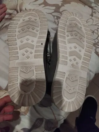 Scarpe tela grigie n. 39