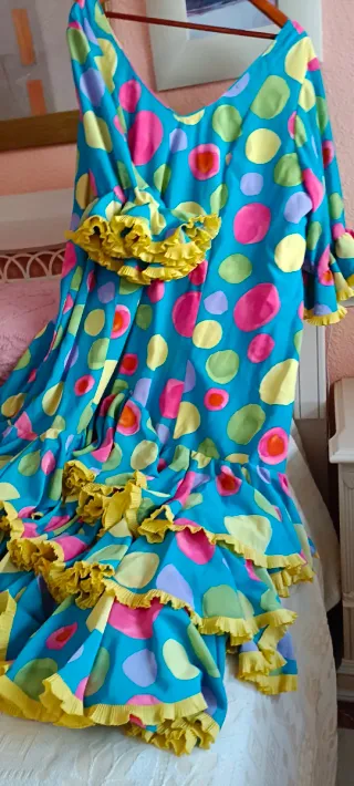 Vestido Flamenca Gitana Talla 54/56