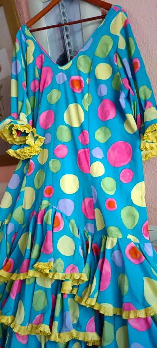 Vestido Flamenca Gitana Talla 54/56