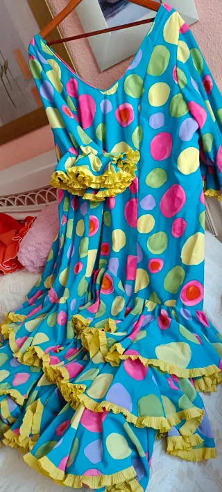 Vestido Flamenca Gitana Talla 54/56