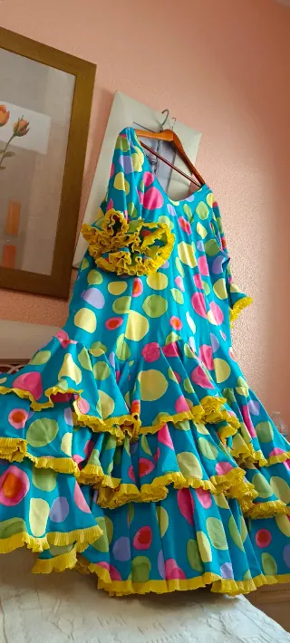 Vestido Flamenca Gitana Talla 54/56