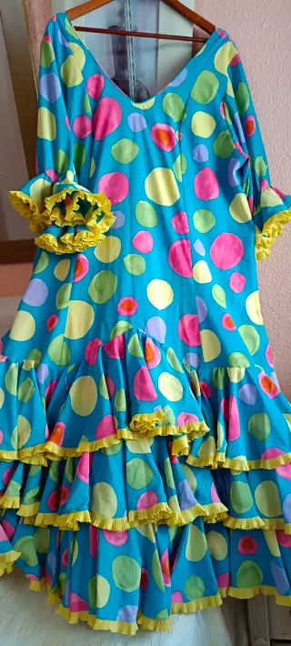 Vestido Flamenca Gitana Talla 54/56
