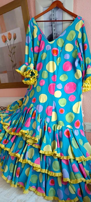 Vestido Flamenca Gitana Talla 54/56