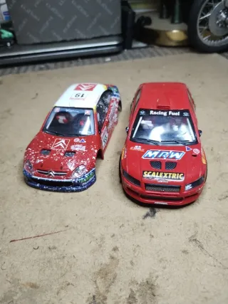 Coche Scalextric Rally Rojo