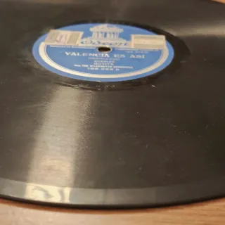 Lote 5 discos pizarra 78rpm cuplé catalán