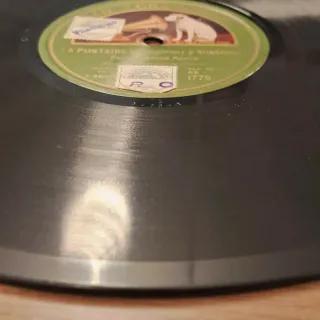 Lote 5 discos pizarra 78rpm cuplé catalán