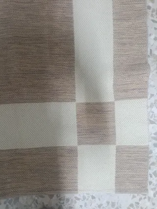 Alfombra Alpujarreña Cuadros Beige/Marrón