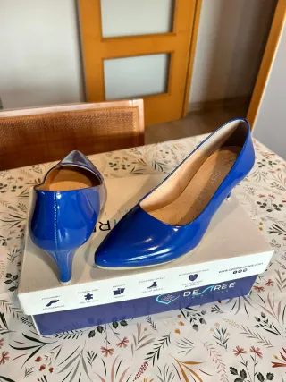 Zapatos de salón Chamby azul eléctrico