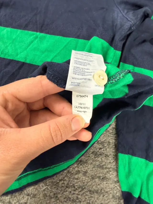 ¡¡OFERTA!! Talla M Polo Tommy Hilfiger Manga Larga