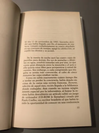 Veronika decide morir – Paulo Coelho (tapa dura)