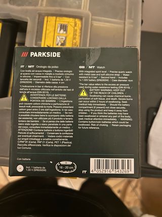 Orologio da polso Parkside Fan Edition  nero