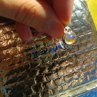 Anillo Plata 925 celta Piedra Luna tamaño grande