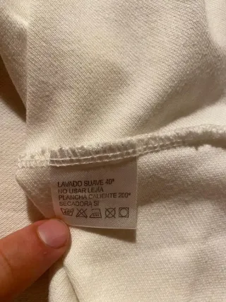 Polo Spagnolo Talla S blanco