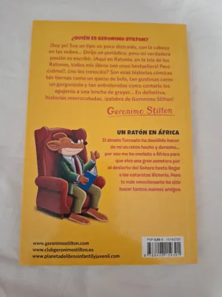 Libro Gerónimo Stilton. Un ratón en África