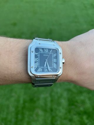 Seiko Mod Automático NH35 38mm Acero Negro