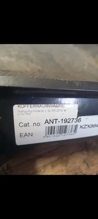 Alfombras de goma Sanyong Korando Del 2010 al 2019