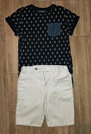 Conjunto niño 6/7 años camiseta y pantalón