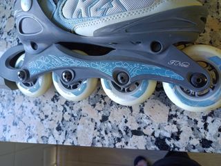 Patines en línea K2 mujer + muñequeras. NO ENVIO