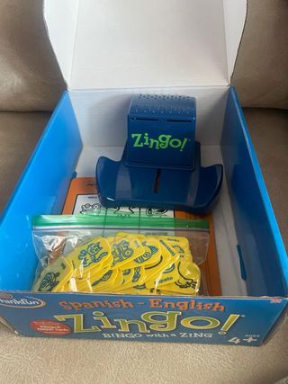 Juego de mesa Spanish-English Zingo!