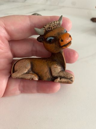 Figuras Bueyes Belén Nacimiento Ortigas