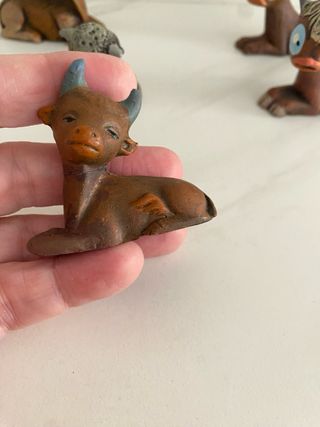 Figuras Bueyes Belén Nacimiento Ortigas