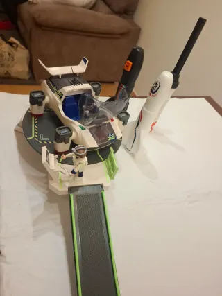 Conjunto Playmobil Coches y Avión