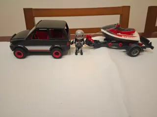 Conjunto Playmobil Coches y Avión