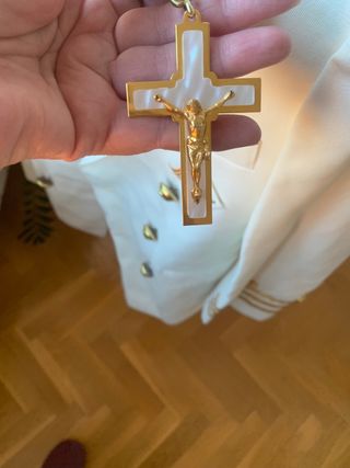 Traje Almirante de Marina color blanco.