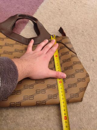 Borsa Balenciaga Vintage in Pelle Monogram BB