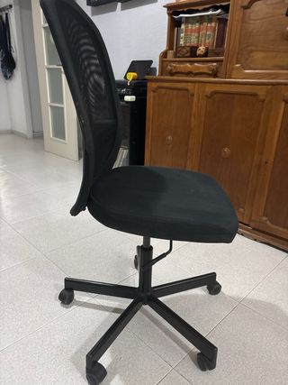 Silla de escritorio Ikea negra