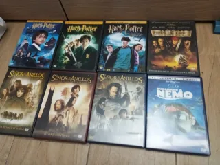 Lote DVD Harry Potter, Piratas, Señor Anillos, Nem