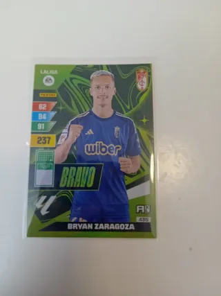 Cromo Bryan Zaragoza Bravo LaLiga Panini