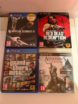 PS4 (PlayStation 4), 2 mandos, cascos y 14 juegos