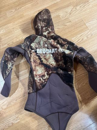 Traje Neopreno Beuchat Pesca Submarina Camuflaje