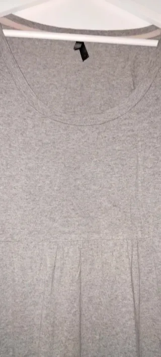 Vestido Stradivarius gris talla XS