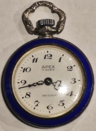 Orologio pendaglio APEX vintage in argento 925